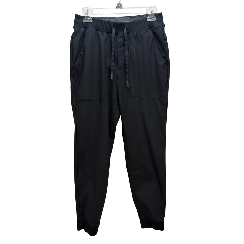 VRST Black Gusset Joggers Mens Size Small Zip Pockets‎ Activewear